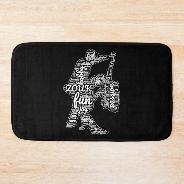 Item preview, Zouk dancers shape with zouk phrases designed and sold by Szkicerka.