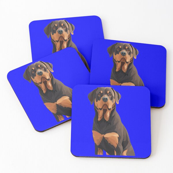 Item preview, Rottweiler Pet Dog Owner Watercolor Full Face Art Design designed and sold by fantasticdesign.
