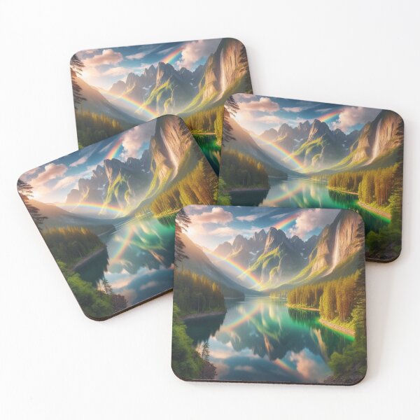 Item preview, Rainbow over lake  designed and sold by YVESTEP.