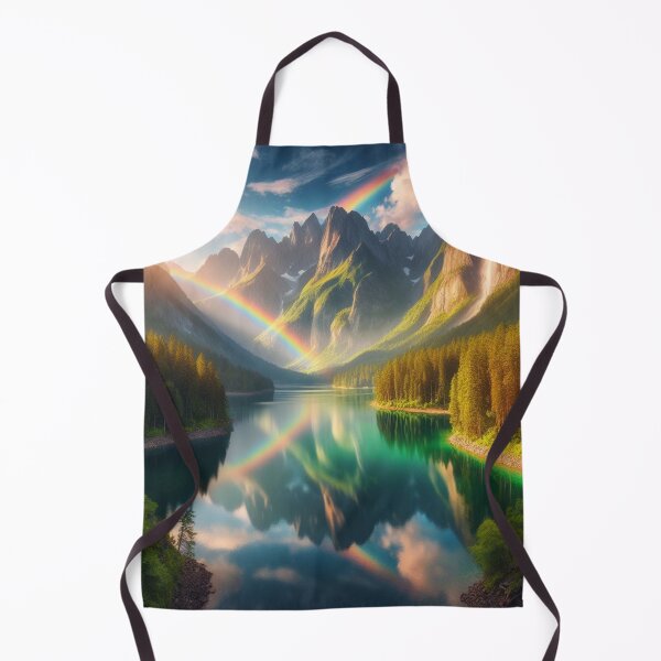 Item preview, Rainbow over lake designed and sold by YVESTEP.