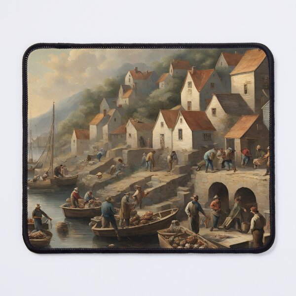 Item preview, Fishermen unloading their catch designed and sold by tetisola.