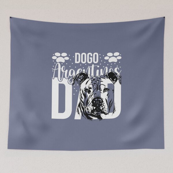 Item preview, "Dogo Argentino Dad - Proud Pet Owner Graphic" designed and sold by ChromaticBlend.