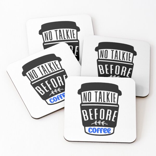 Item preview, No Talkie Before Coffee designed and sold by Sick Creativity.