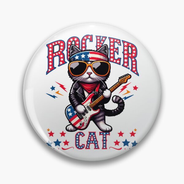 Aperçu de l'œuvre Cat Rocker - Américain Cat Rocker créée et vendue par JessArty ⭐⭐⭐⭐⭐.