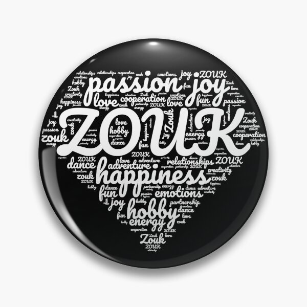 Item preview, Zouk phrases in diamond shape, Zouk dancers designed and sold by Szkicerka.