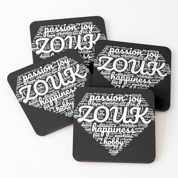 Item preview, Zouk phrases in diamond shape, Zouk dancers designed and sold by Szkicerka.