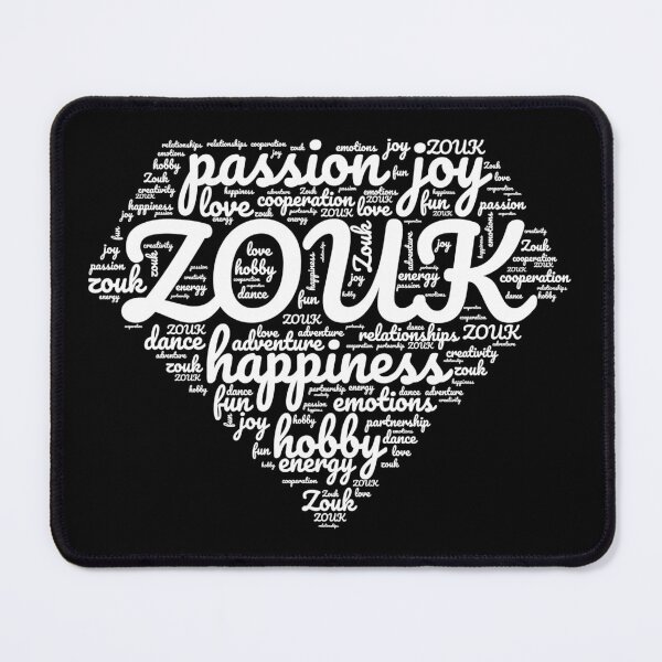 Item preview, Zouk phrases in diamond shape, Zouk dancers designed and sold by Szkicerka.