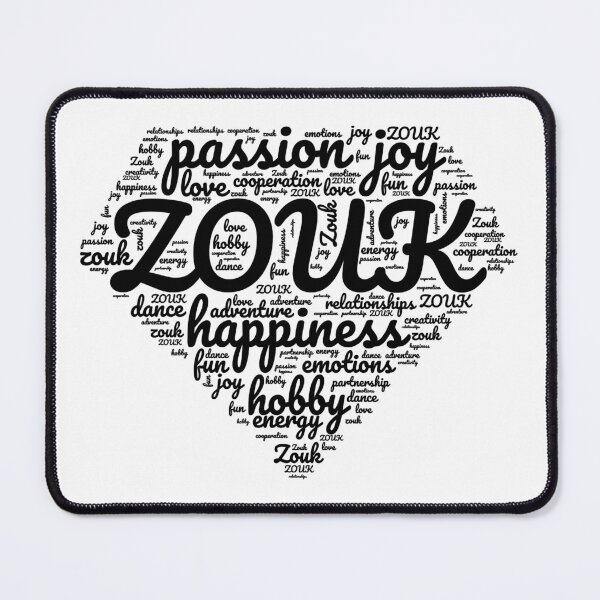 Item preview, Zouk phrases in diamond shape, Zouk dancers designed and sold by Szkicerka.
