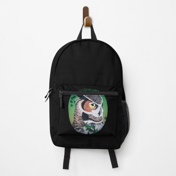 Item preview, Great Horned Owl Portrait designed and sold by Chillpinktea.