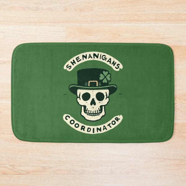 Item preview, Shenanigans Coordinator St Patrick's Day Skull designed and sold by CreepyCornerArt.