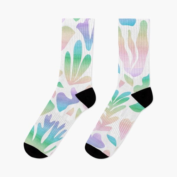 Item preview, Abstract Rainbow Watercolor Seagrass and Shapes #1 #decor #art designed and sold by Anita's & Bella's Art.