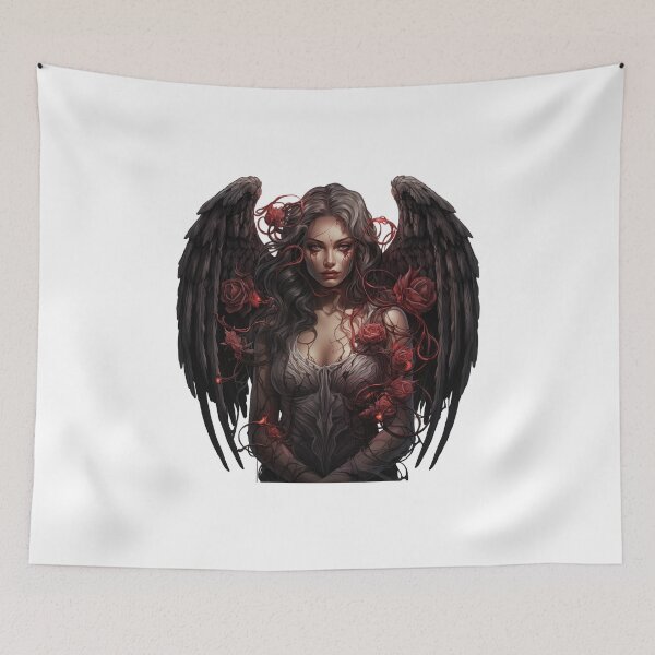 Item preview, Mysterious Darkness: Angels with Roses designed and sold by smartart42.