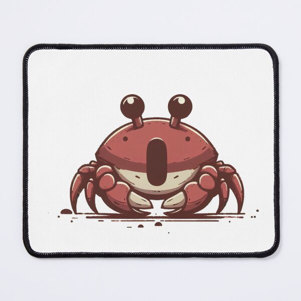 Item preview, Cheerful Crab Illustration designed and sold by mYaro.