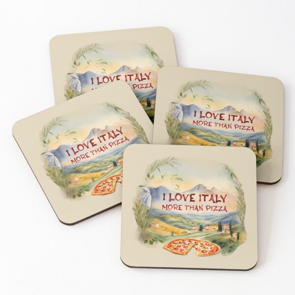 Item preview, I Love Italy More Than Pizza designed and sold by @ndrys.