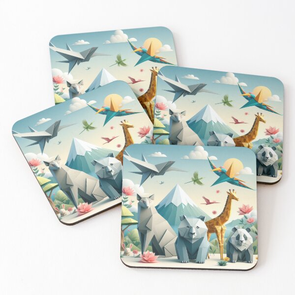 Item preview, Whispers of Folded Magic: Animals in Flight designed and sold by Dominika Farkašová.