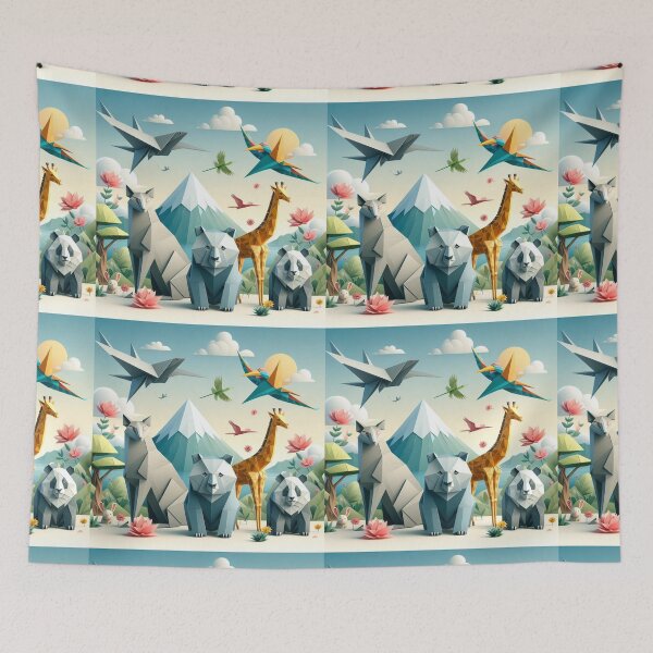 Item preview, Whispers of Folded Magic: Animals in Flight designed and sold by Dominika Farkašová.