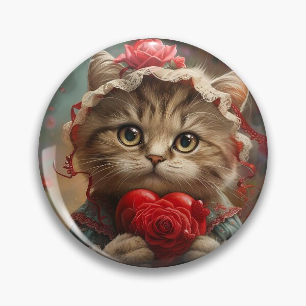 Item preview, Vita's Whimsical Cats - Valentine Day Series 02 designed and sold by Mab2000.