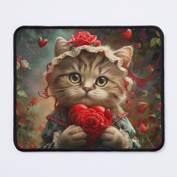 Item preview, Vita's Whimsical Cats - Valentine Day Series 02 designed and sold by Mab2000.