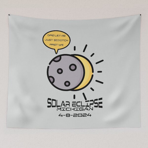Item preview, Michigan Solar Eclipse designed and sold by Emilys-Tee-Shop.