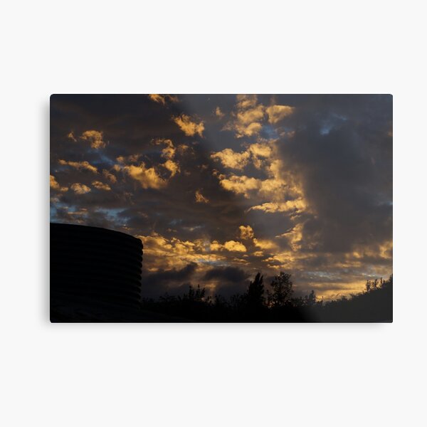 Tank Sunset Metal Print