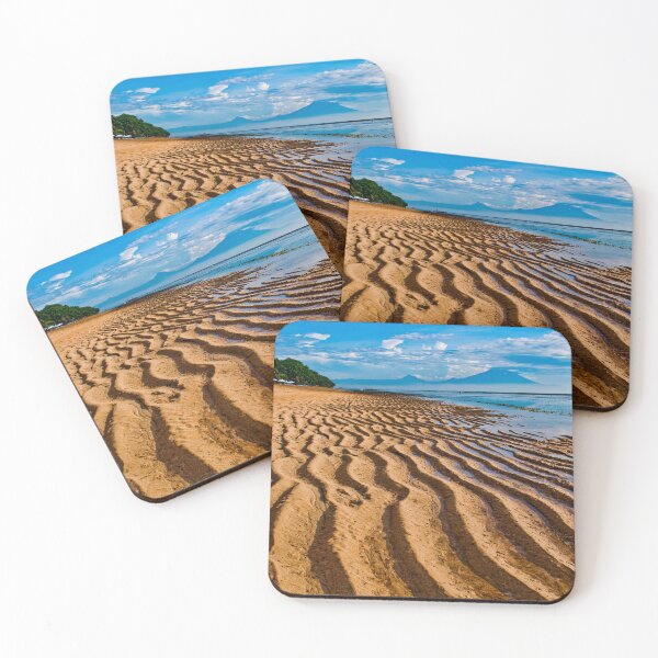 Item preview, A rippled beach at Sanur on the island of Bali at dawn designed and sold by Michael Brewer.
