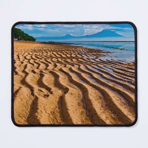 Item preview, A rippled beach at Sanur on the island of Bali at dawn designed and sold by Michael Brewer.