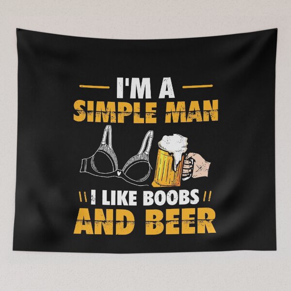 Item preview, Beer Humor Simple Pleasures Men's Apparel designed and sold by Nailgun.