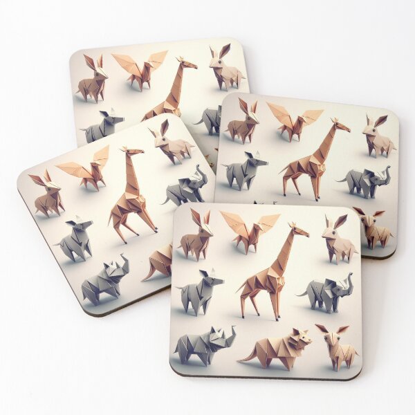 Item preview, Nature’s Paper Ballet: Bears, Foxes, and Cranes designed and sold by Dominika Farkašová.
