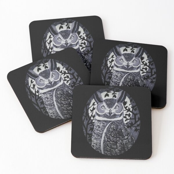 Item preview, Great Horned Owl designed and sold by Chillpinktea.