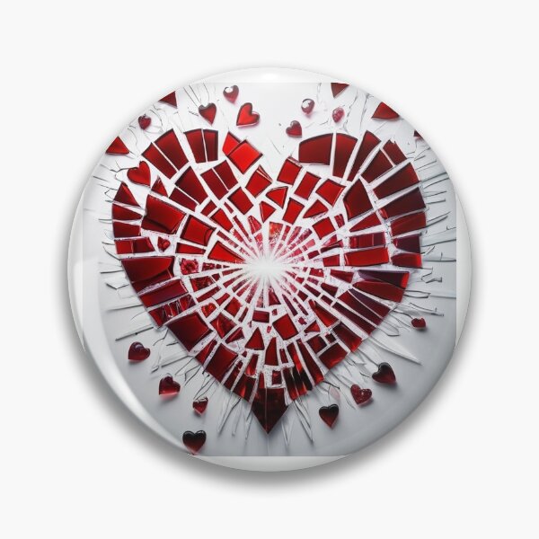 Item preview, Shattered Heart designed and sold by NYXARTStudio.
