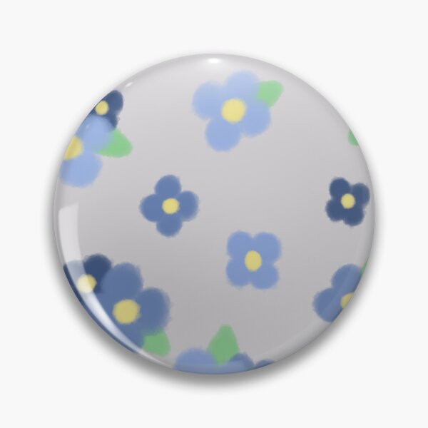 Item preview, blue flowers  designed and sold by MelleGleice.