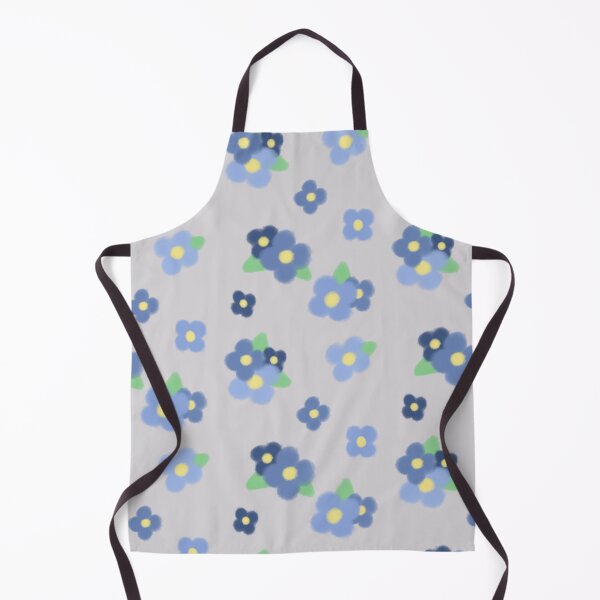 Item preview, blue flowers designed and sold by MelleGleice.