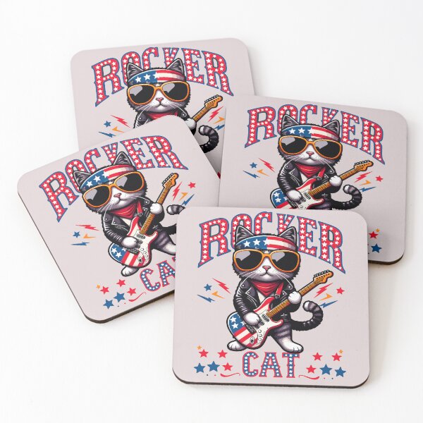 Aperçu de l'œuvre Cat Rocker - Américain Cat Rocker créée et vendue par JessArty ⭐⭐⭐⭐⭐.