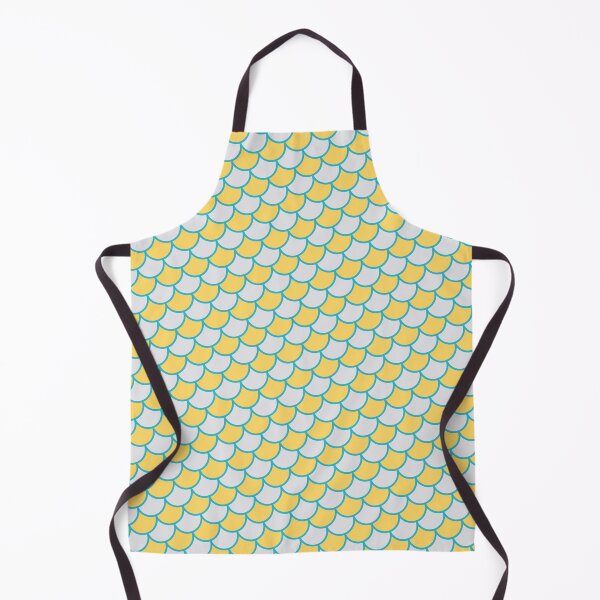 Item preview, Grey Yellow & Teal Outlined Layered Scales Consistent Collage designed and sold by Alchemy-A-La-G.