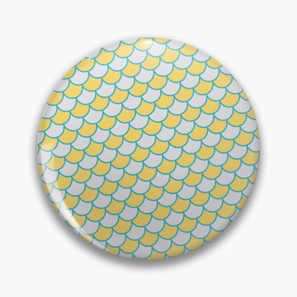 Item preview, Grey Yellow & Teal Outlined Layered Scales Consistent Collage designed and sold by Alchemy-A-La-G.