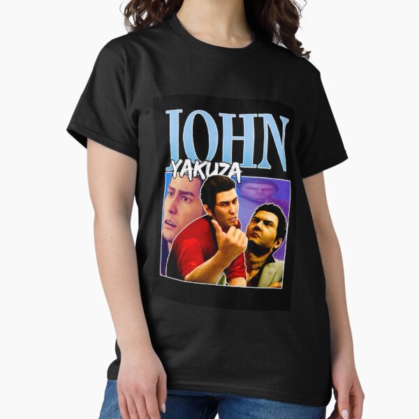 Item preview, John Yakuza Dark Souls Meme Classic T-Shirt designed and sold by MerikuroCreates.