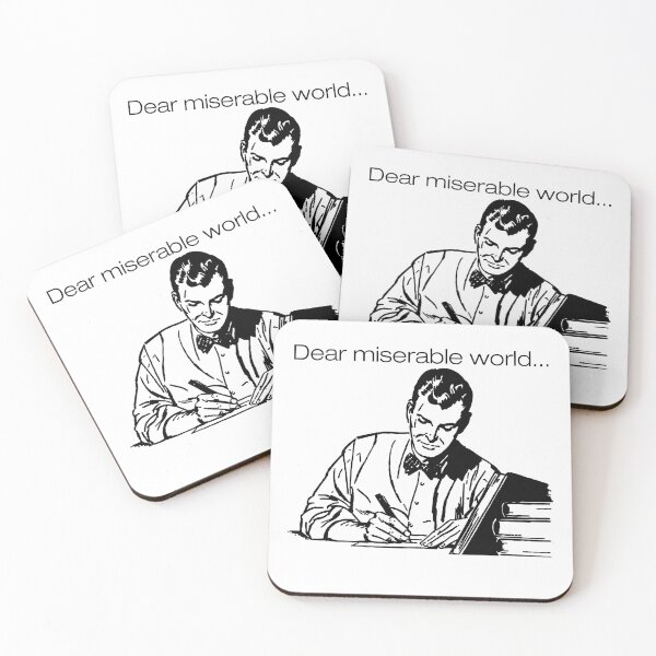 Item preview, Dear Miserable World designed and sold by joshpincus.