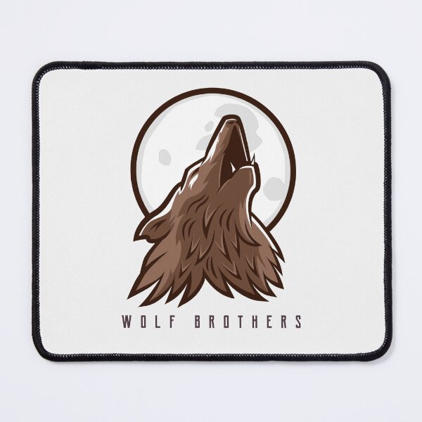 Item preview, Wolf Brothers - Moon wolf designed and sold by NootNootPolar.