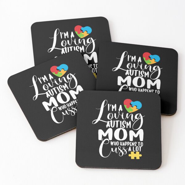 Item preview, Im A Loving Autism Mom Who Happens To Cuss A Lot designed and sold by PNGShop.