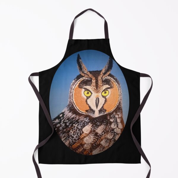 Item preview, Long Eared Owl Portrait designed and sold by Chillpinktea.