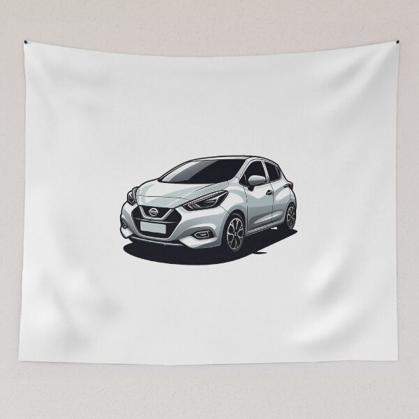 Item preview, Nissan Micra Modern Compact Car: An Illustration of Urban Transportation designed and sold by DethLock.