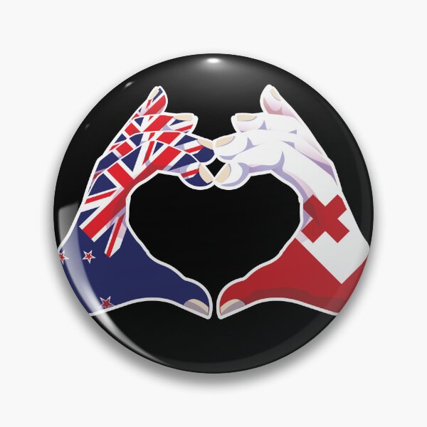 Item preview, Tonga Tongan New Zealand Love Heart Peace designed and sold by FlagX.