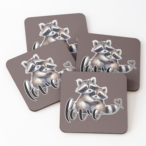 Item preview, Raccoon Love designed and sold by shellle in the ocean.