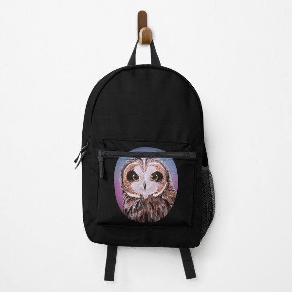 Item preview, Short Eared Owl Portrait designed and sold by Chillpinktea.