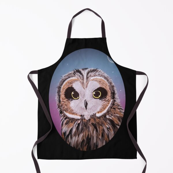 Item preview, Short Eared Owl Portrait designed and sold by Chillpinktea.