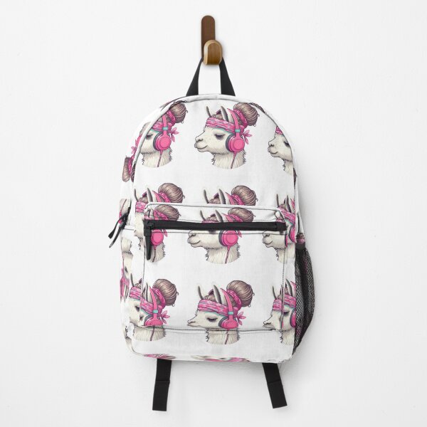 Item preview, llama with headphones designed and sold by Jemsruk.