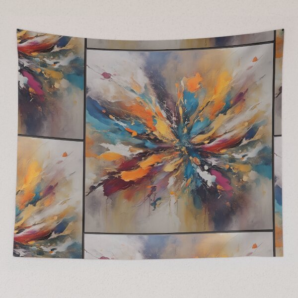 Item preview, Splash abstract artpiece, reality designed and sold by Coolparrotgirl.