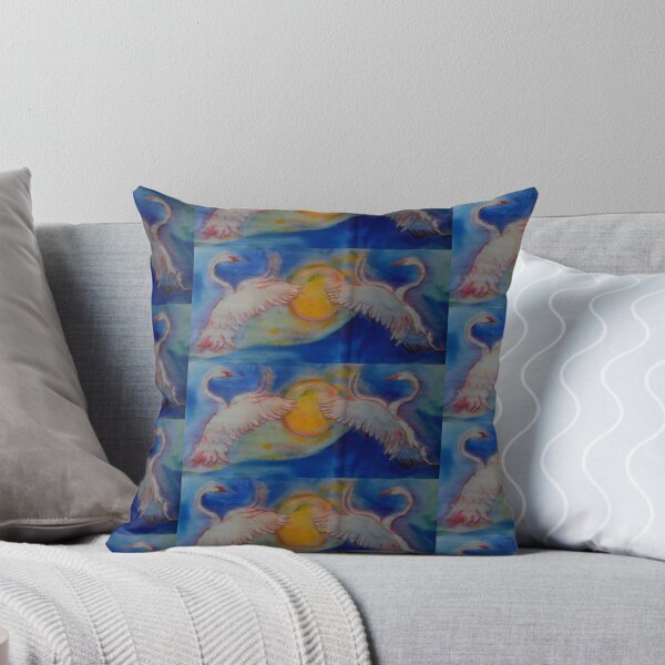 Item preview, White Swans Playing Sunball designed and sold by Marzena Salwowska.