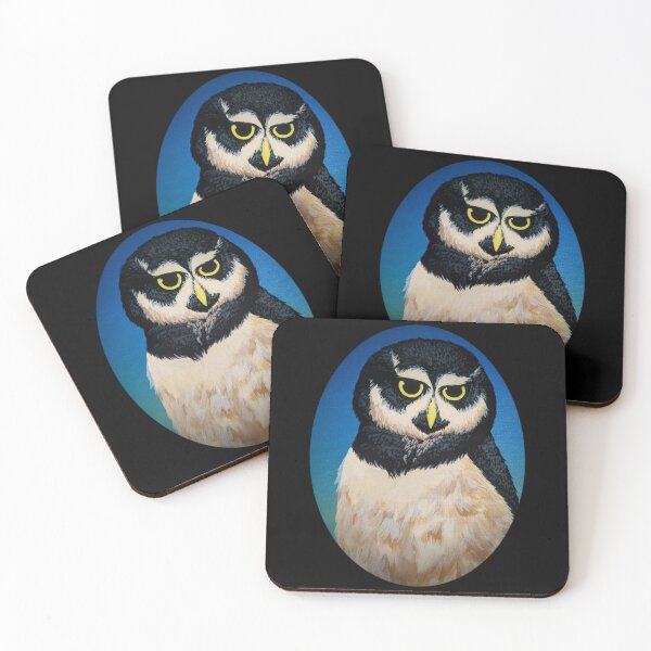 Item preview, Spectacled Owl Portrait designed and sold by Chillpinktea.