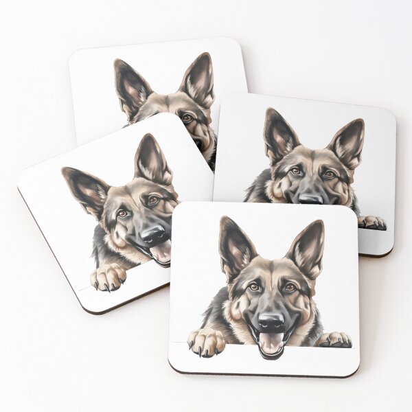 Item preview, German Shepherd Illustration designed and sold by Jordan Blackstone.
